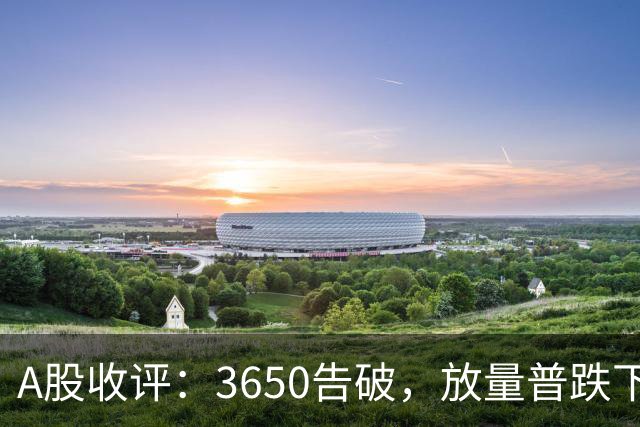 A股收评：3650告破，放量普跌下的结构性失血